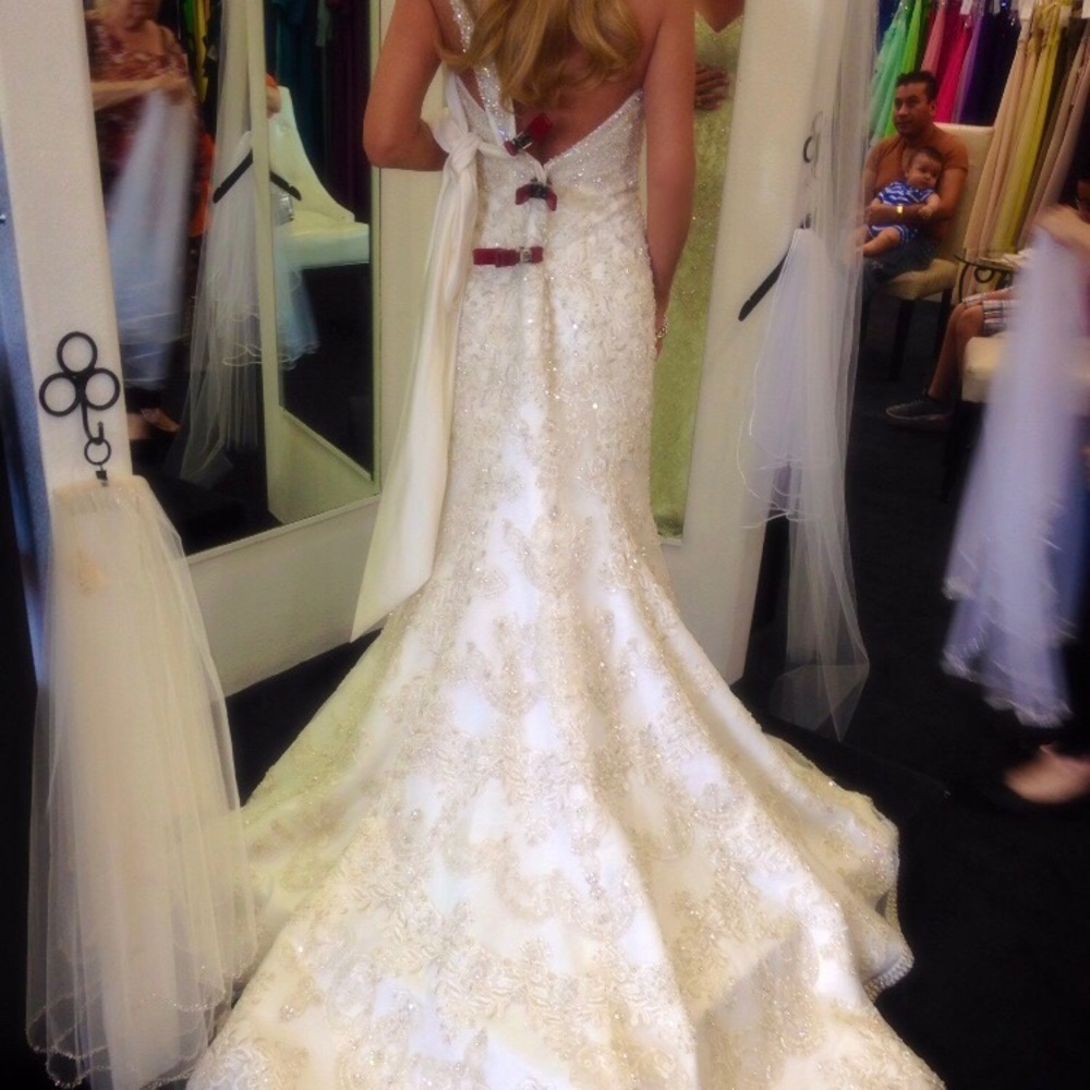 Beautiful brand new never worn wedding gown.